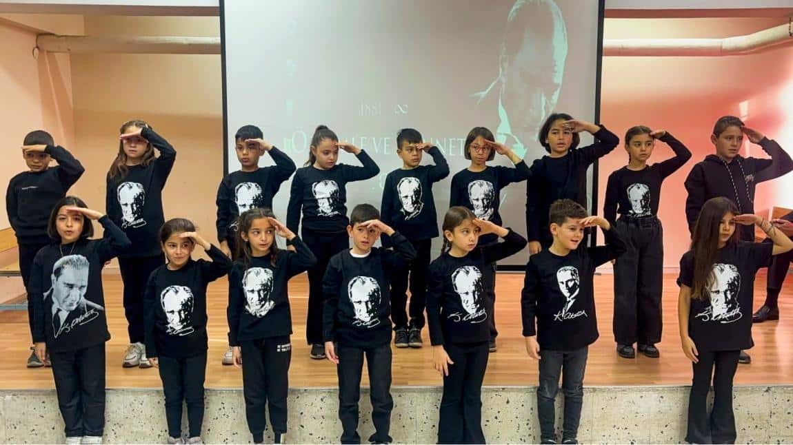 10 KASIM ATATÜRK'Ü ANMA GÜNÜ PROGRAMI YAPILDI 